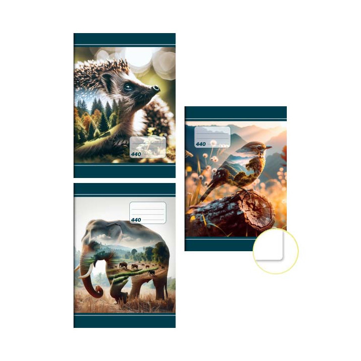 [TEST] Blok A4 spiral 20l Afrika TST-01752